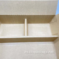 Caja de almuerzo Kraft personalizada 3 compartimentos Lunch Box